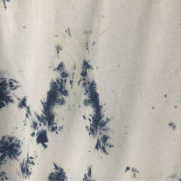 MOSSIMO SUPPLY CO. Boyfriend Fit Bleached Long Sleeve Button Down w/Snaps XL - Picture 3 of 9